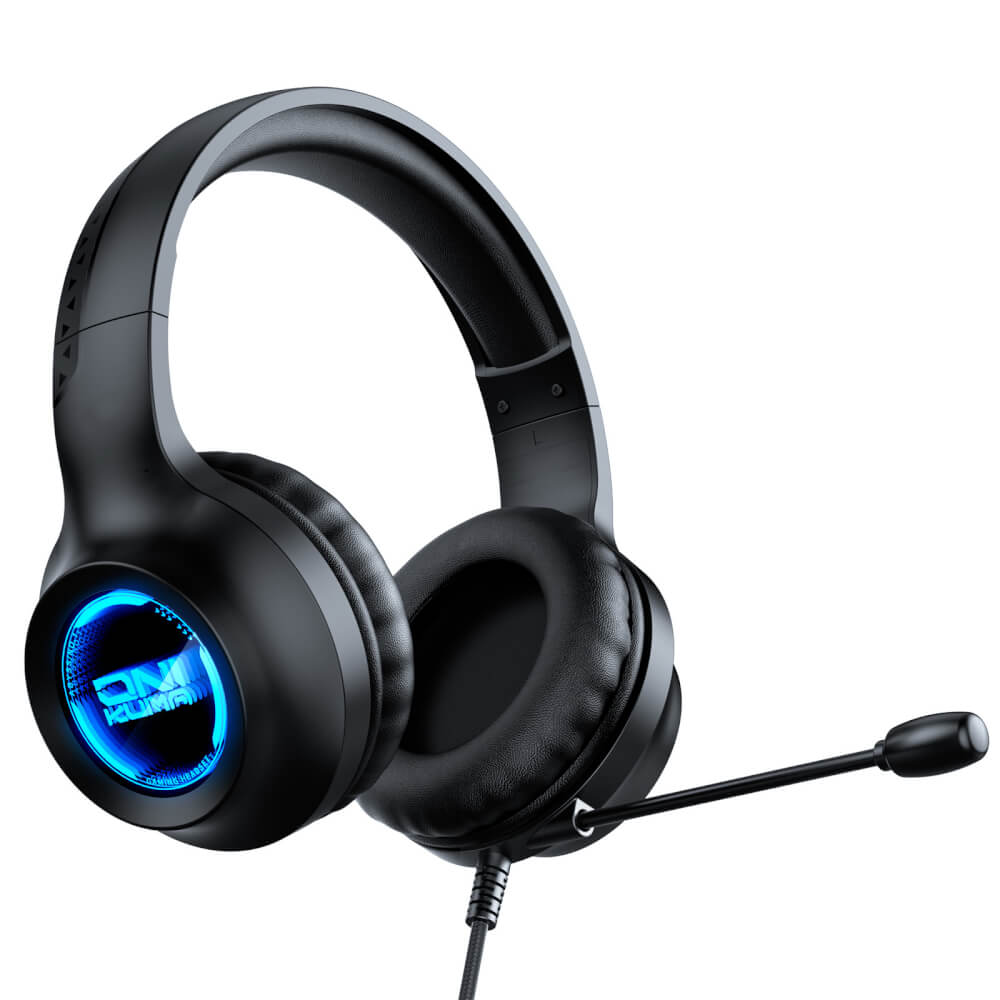 หูฟังเกมมิ่ง ONIKUMA X36 ABYSS LAMP EFFECT เอฟเฟกต์แสงไฟ ABYSS LAMP - สีดำ_1